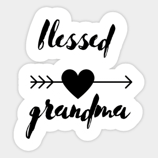 Blessed Grandma Super Soft Sweatshirt / Grandma Sweatshirt / Grandma Bear Sweatshirt / Mother's Day Gift / Grandma Gift Sticker